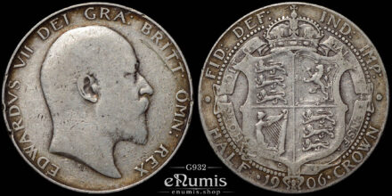 Great Britain, Edward VII, Halfcrown 1906, aVF