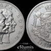 Serbia, Peter I, 5 Dinara 1904, 100th Anniversary - Karageorgevich Dynasty, XF+ Serbia, Peter I, 5 Dinara 1904, 100th Anniversary - Karageorgevich Dynasty, XF+