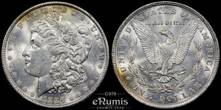 USA, $1 Morgan Dollar 1886, Philadelphia, UNC