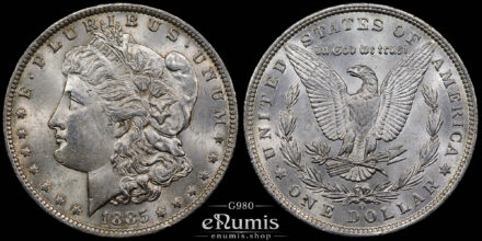 USA, $1 Morgan Dollar 1885 O, New Orleans, UNC