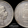 Hungary, Franz Joseph I, 1 Forint 1876, better year, aXF