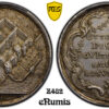 Germany, Bavaria, Ottobeuren Abbey silver Medal 1766, TopPop, PCGS AU 58