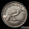 NEW ZEALAND, George VI, 6 Pence 1946, aUNC