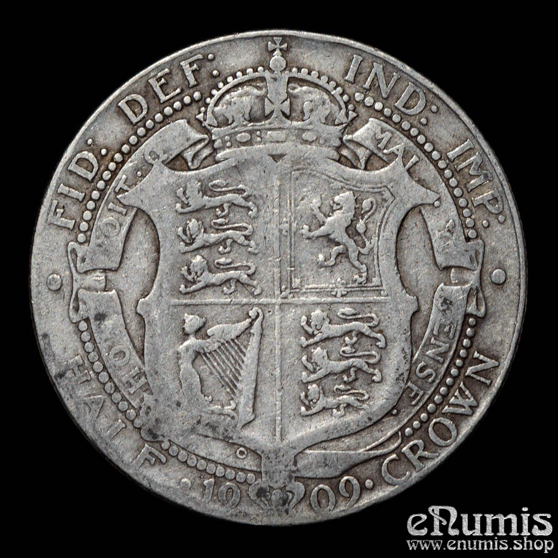 Great Britain, Edward VII, Halfcrown 1909, Scarce, aVF