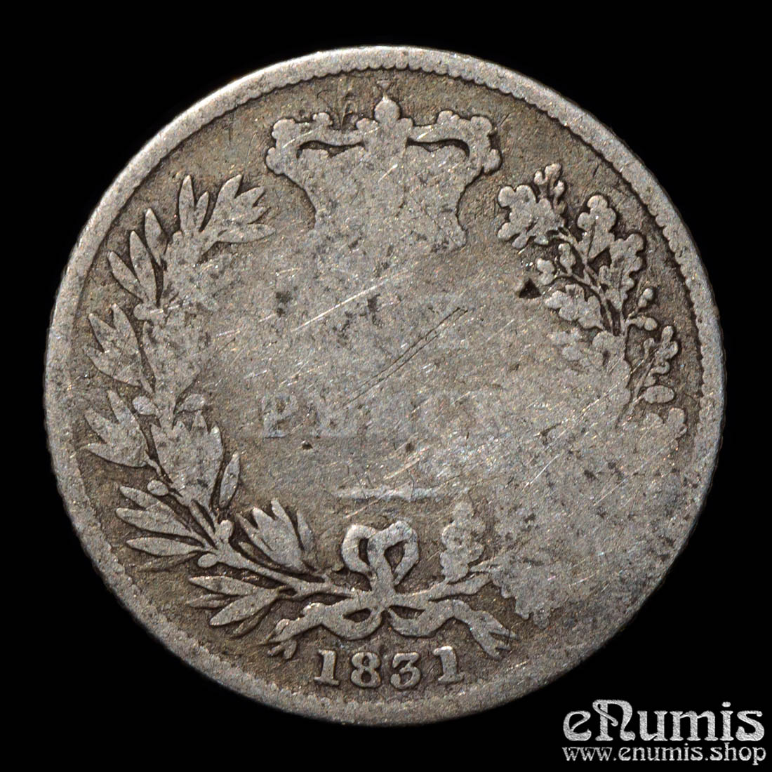 Great Britain, William IV, Sixpence 1831, Counterstamp MB, Fine