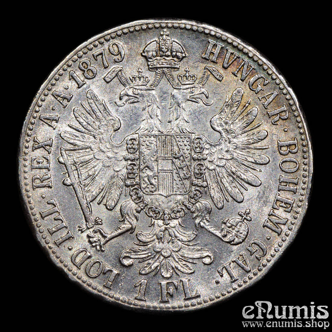 Austria, Franz Joseph I, 1 Florin Gulden 1879, UNC Austria, Franz Joseph I, 1 Florin Gulden 1879, UNC
