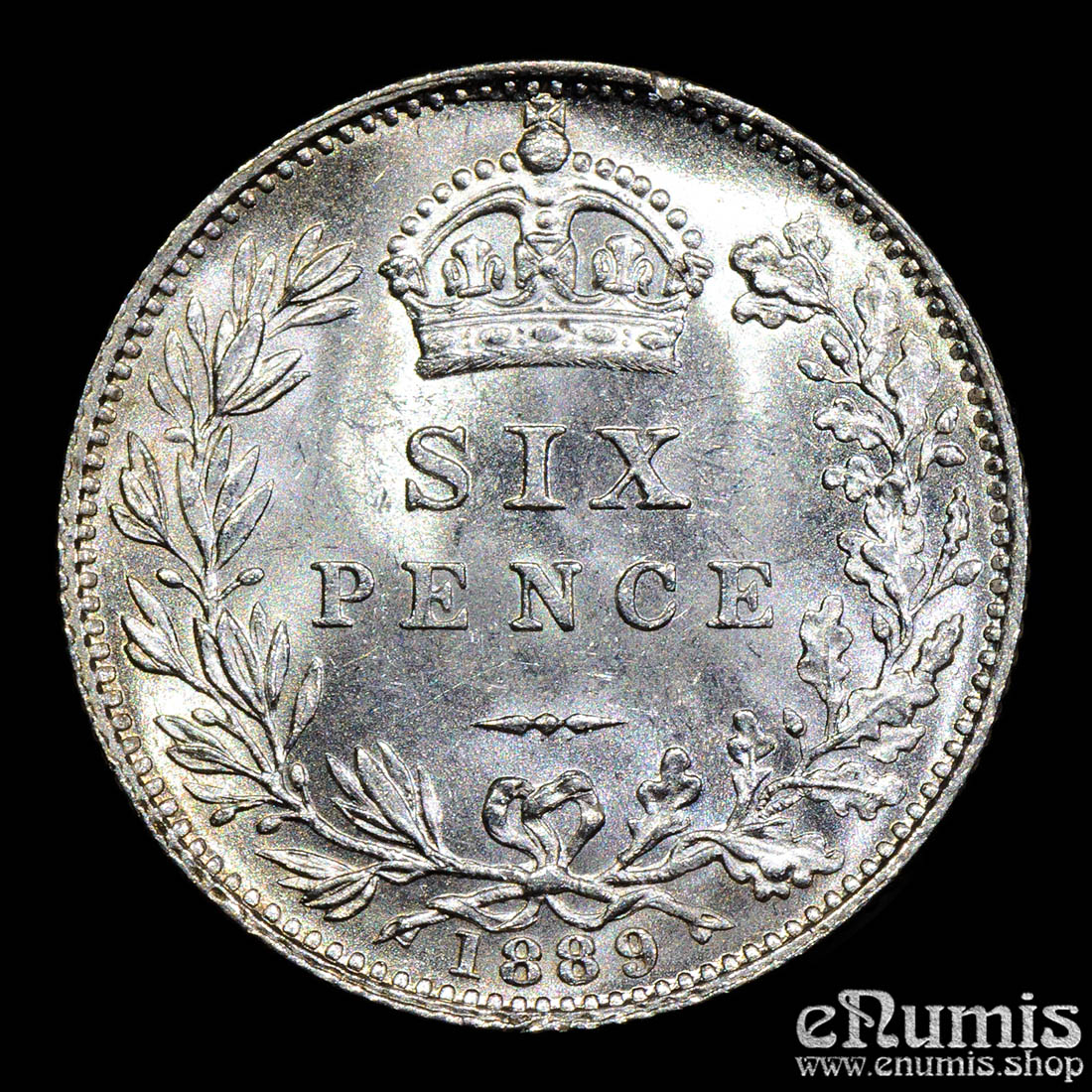 Great Britain, Victoria, Sixpence 1889, UNC