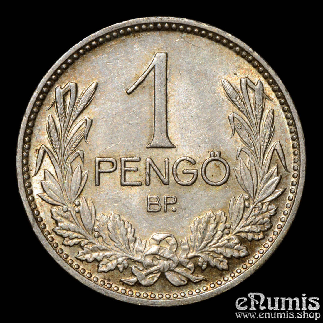 Hungary, 1 Pengo 1939, silver, UNC
