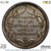 Germany, Bavaria, Ottobeuren Abbey silver Medal 1766, TopPop, PCGS AU 58