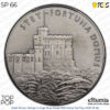 Great Britain, George V, Huge Silver Medal 1935, Matte, Top Pop, PCGS SP 66