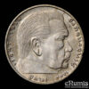 Germany, Third Reich, 2 Mark 1937 F, Stuttgart, Swastika, UNC