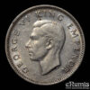 NEW ZEALAND, George VI, 6 Pence 1946, aUNC