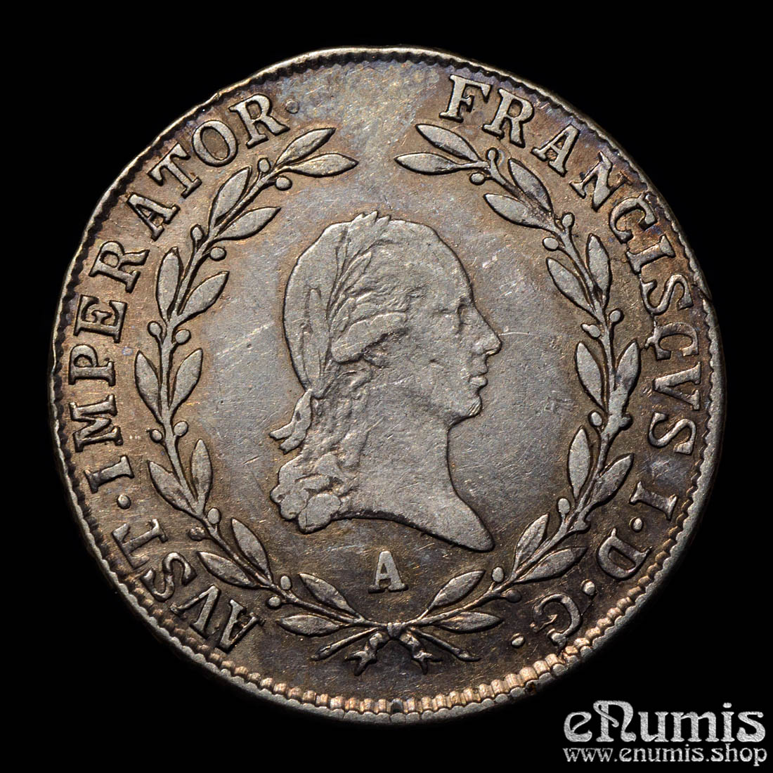 Austria, Franz I, 20 Kreuzer 1810 A, Vienna, XF+