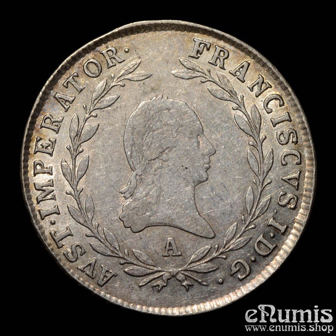 Austria, Franz I, 20 Kreuzer 1810 A, Vienna, XF Austria, Franz I, 20 Kreuzer 1810 A, Vienna, XF