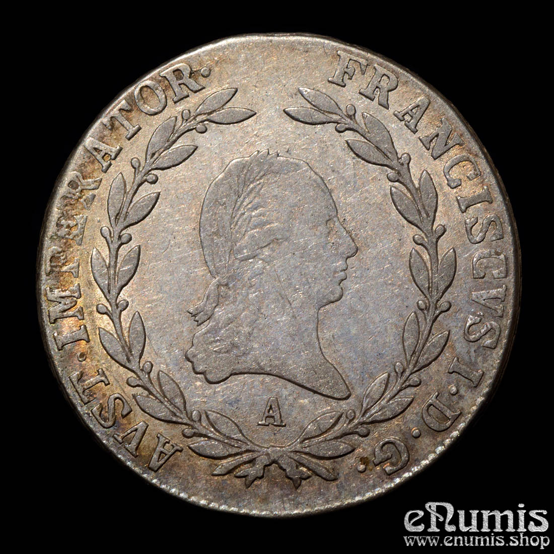 Austria, Franz I, 20 Kreuzer 1808 A, Vienna, aXF/XF