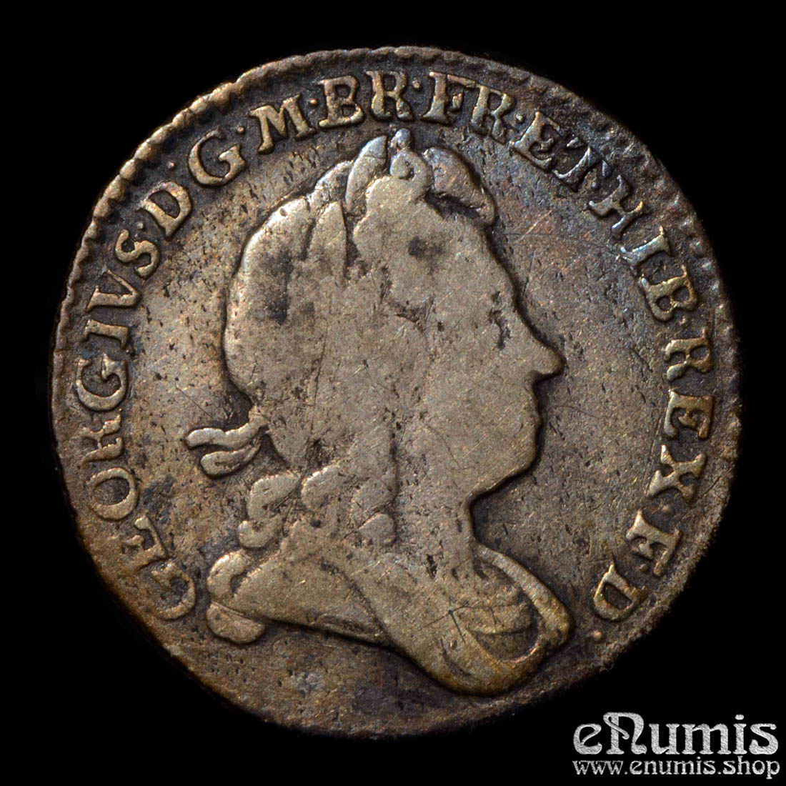 Great Britain, George I, 6 Pence 1723 SSC, Sixpence, aVF Great Britain, George I, 6 Pence 1723 SSC, Sixpence, aVF