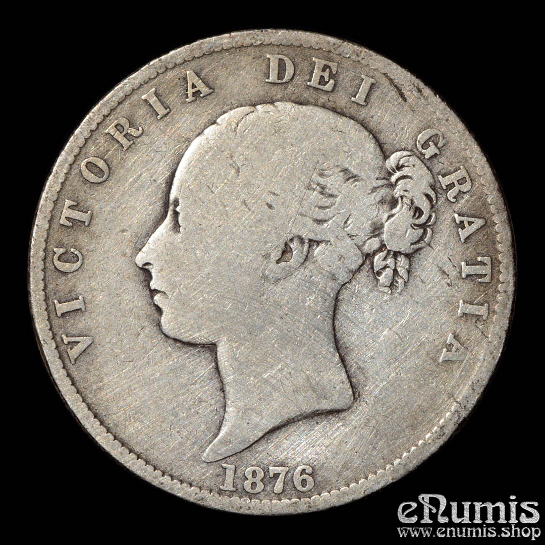 Great Britain, Victoria, Halfcrown 1876, Fine