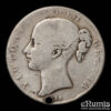 Great Britain, Victoria, Crown 1845, VIII, Cinquefoil, Fine
