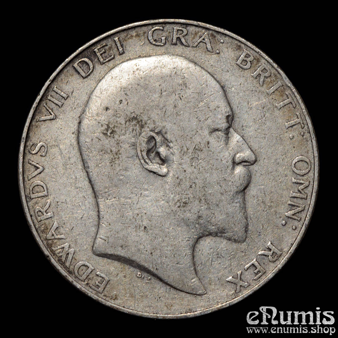 Great Britain, Edward VII, Halfcrown 1909, Scarce, VF