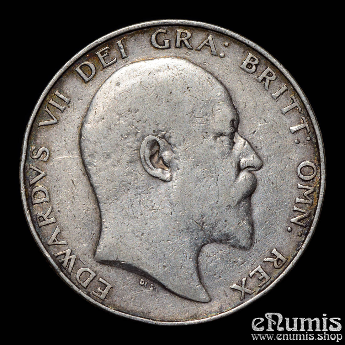 Great Britain, Edward VII, Halfcrown 1902, VF+