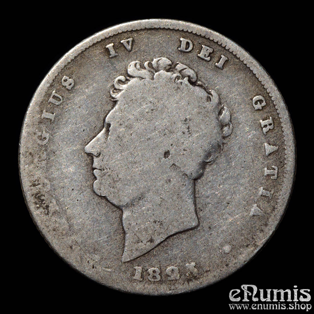Great Britain, George IV, Shilling 1825, Good