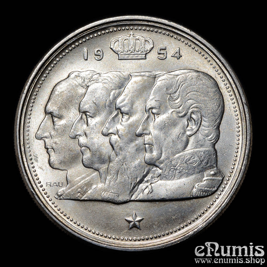 Belgium, Baudouin, 100 Francs 1954, Belgique, UNC