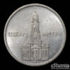 Germany, Third Reich, 5 Mark 1934 A, Garrison Church with date, UNC