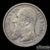 Belgium, Leopold II, 2 Francs 1904, des Belges, VF+ Belgium, Leopold II, 2 Francs 1904, des Belges, VF+