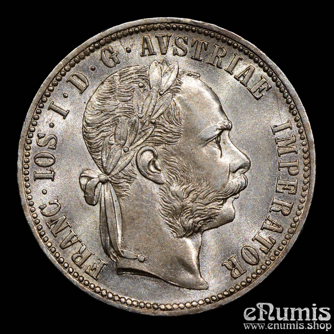 Austria, Franz Joseph I, 1 Florin Gulden 1879, UNC Austria, Franz Joseph I, 1 Florin Gulden 1879, UNC