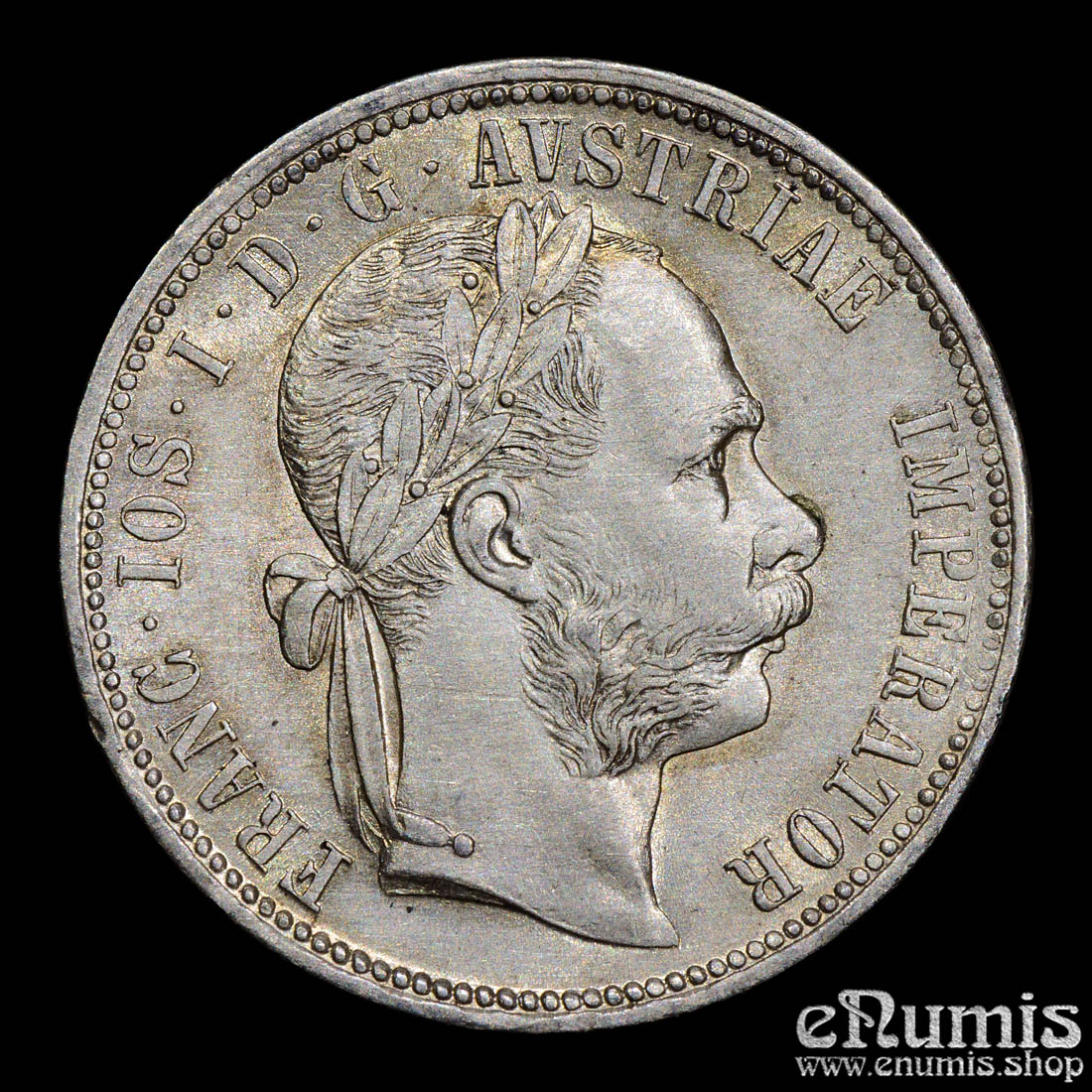 Austria, Franz Joseph I, 1 Florin Gulden 1879, aUNC