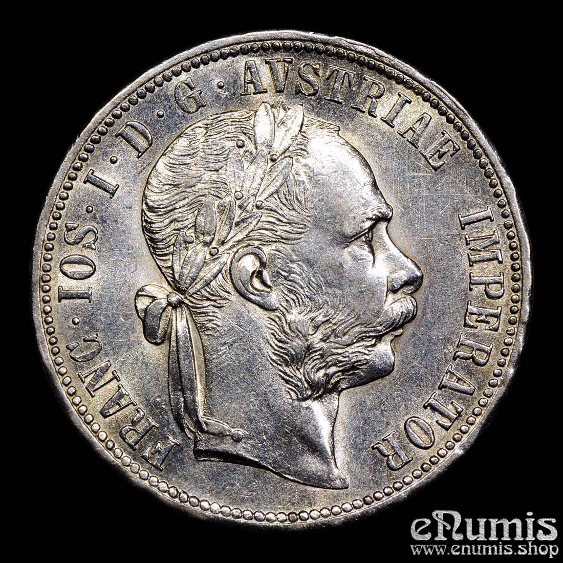 Austria, Franz Joseph I, 1 Florin Gulden 1879, UNC