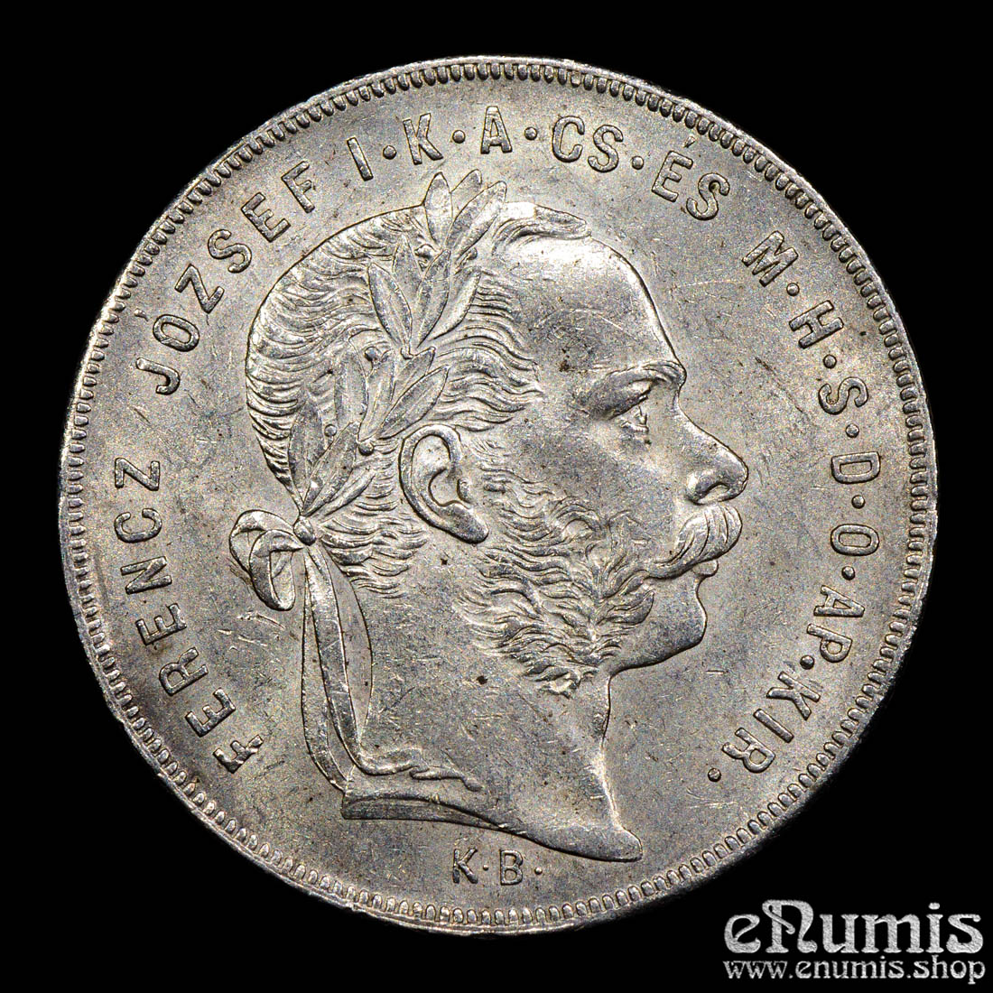 Hungary, Franz Joseph I, 1 Forint 1879, UNC Hungary, Franz Joseph I, 1 Forint 1879, UNC
