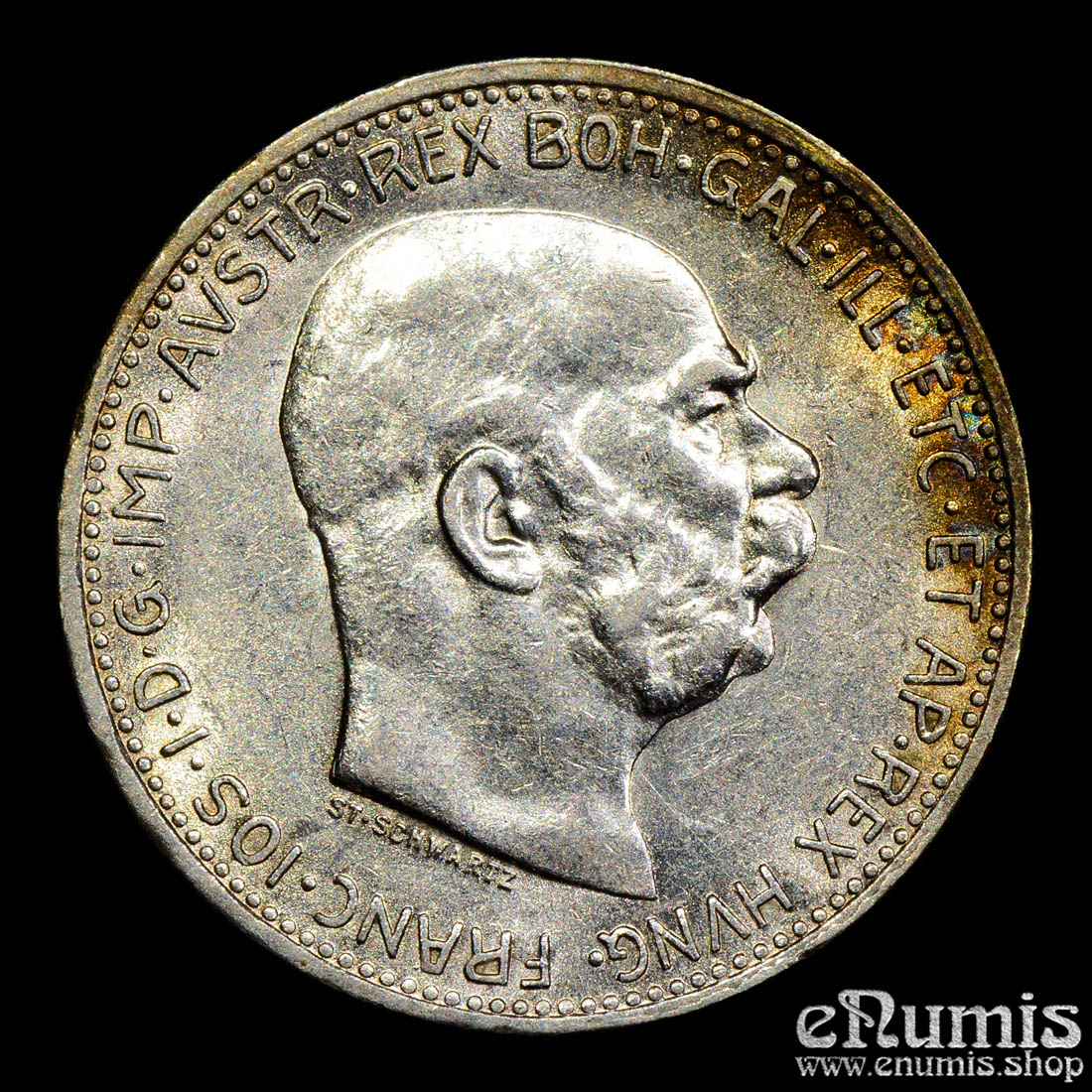 Austria, Franz Joseph I, 1 Corona 1913, aUNC