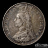 Great Britain, Victoria, Double Florin 1890, VF-XF