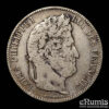 France, Louis Philippe, 5 Francs 1843 W, Lille, VF