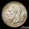 Belgium, Leopold II, 5 Francs 1869, scarce variant, XF-UNC