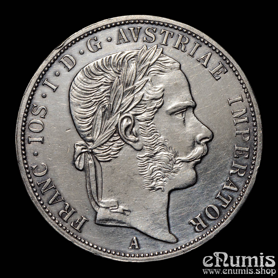 Austria, Franz Joseph I, 2 Florin Gulden 1871, aUNC